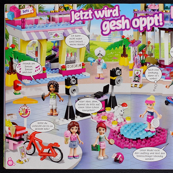 Lego Friends Blue Ocean sticker album complete