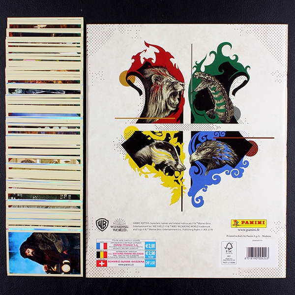 Harry Potter Saga Panini sticker album complete unglued - F