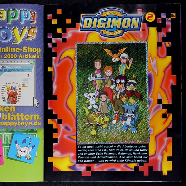 Digimon 2 Panini sticker album almost complete -6