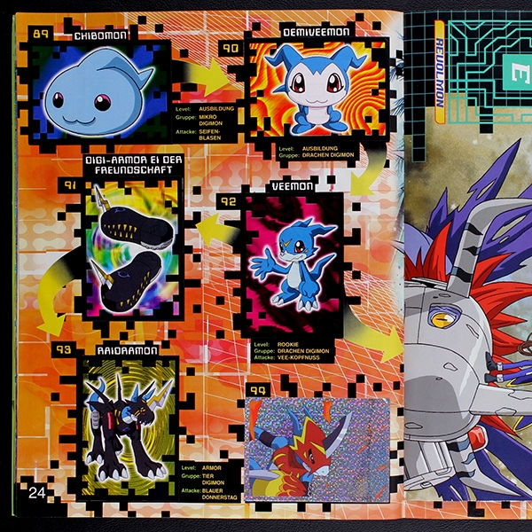 Digimon 2 Panini sticker album almost complete -6