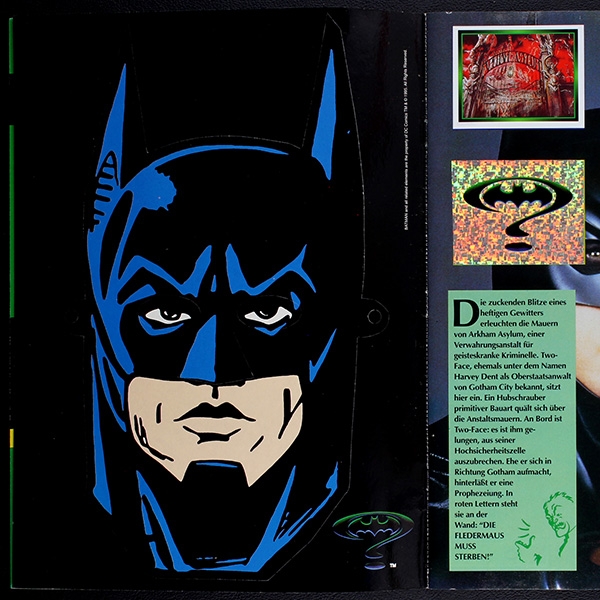 Batman Forever Merlin sticker album complete