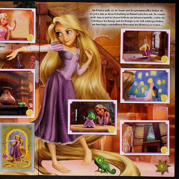 Rapunzel Panini Sticker Album komplett