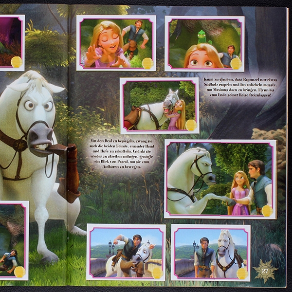 Rapunzel Panini Sticker Album komplett
