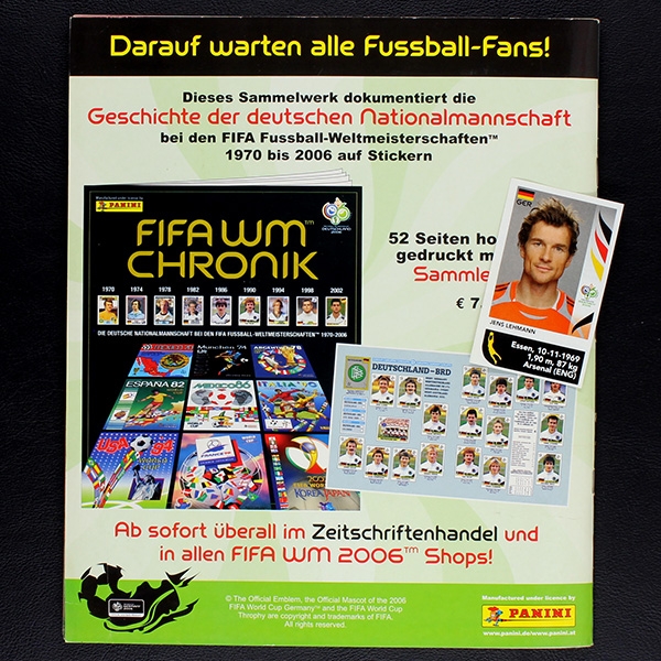 Germany 2006 Panini sticker album complete