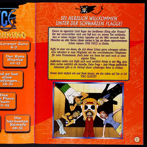 One Piece Magic Box Int. Sticker Album komplett