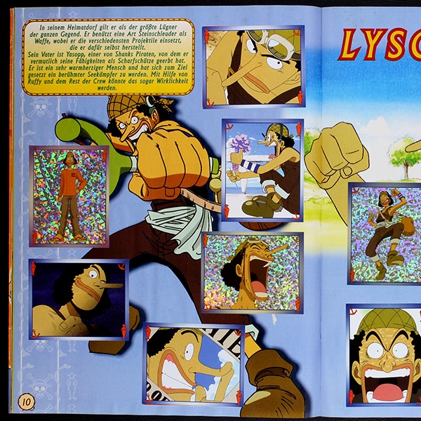 One Piece Magic Box Int. Sticker Album komplett