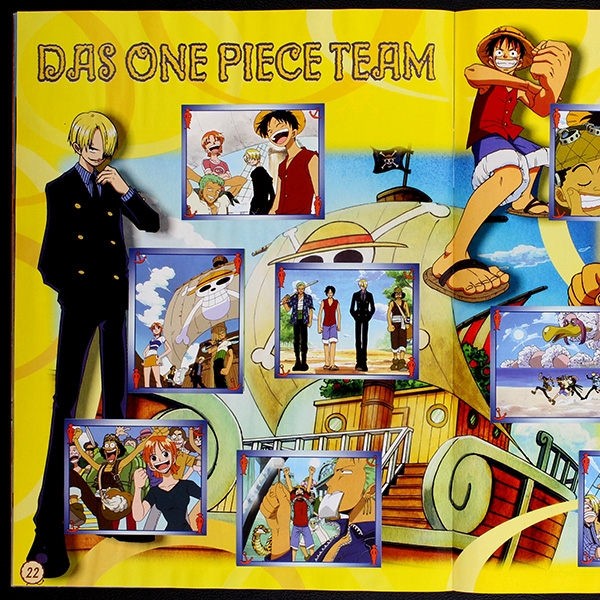 One Piece Magic Box Int. Sticker Album komplett