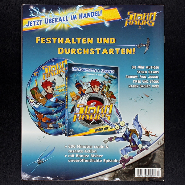 Storm Hawks Panini Sticker Album komplett