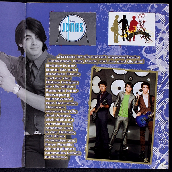 Jonas Panini sticker album complete