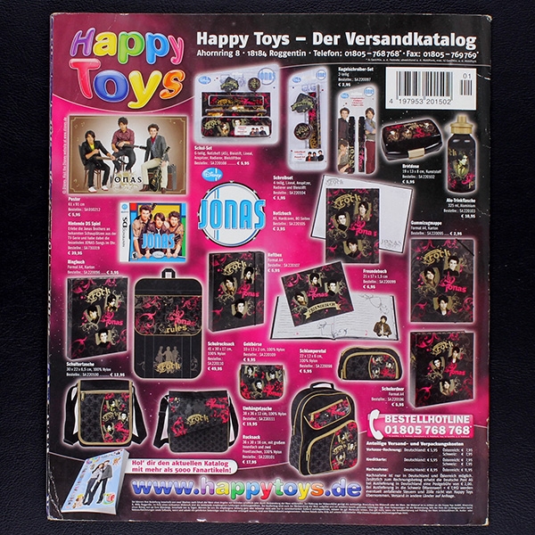 Jonas Panini sticker album complete