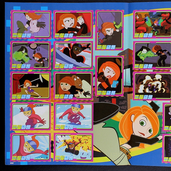 Kim Possible Panini sticker album complete