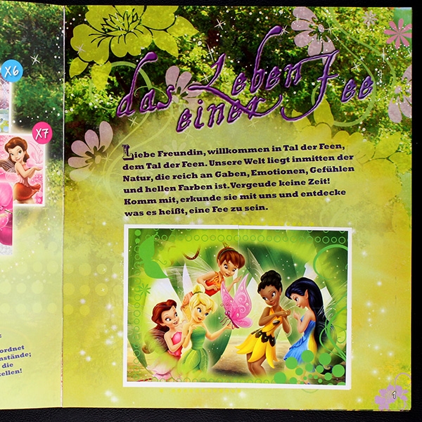 Tinker Bell Panini sticker album complete