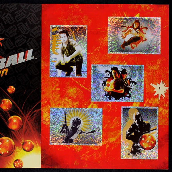Dragonball Evolution Panini sticker album complete