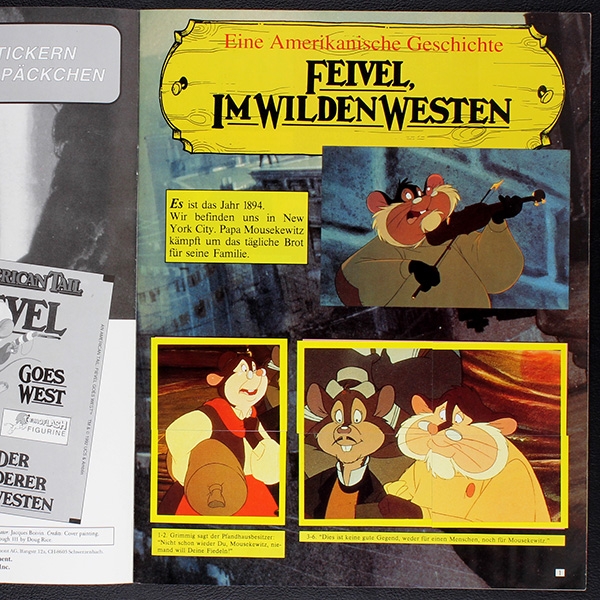 Feivel Euroflash Sticker Album komplett