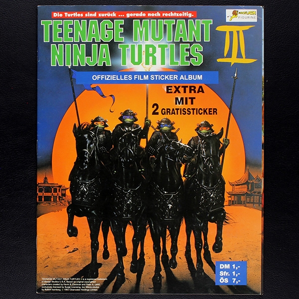 Turtles 3 Euroflash Sticker Album