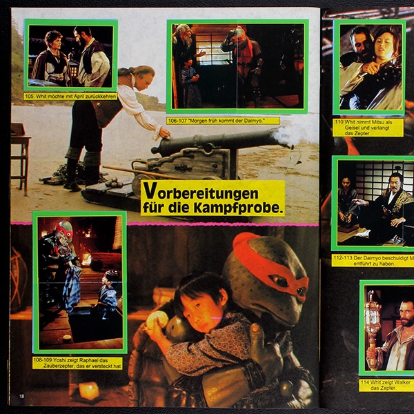 Turtles 3 Euroflash Sticker Album komplett