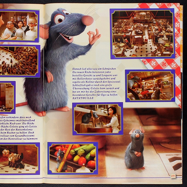 Ratatouille Panini Sticker Album komplett