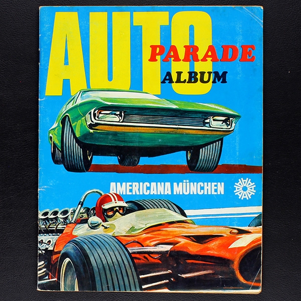 Auto Parade Americana Sticker Album