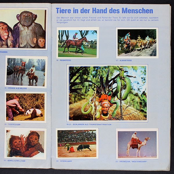 Prof. Grzimek Americana Sticker Album fast komplett