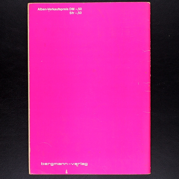 Sport Bild 80 Bergmann Sticker Album teilgefüllt