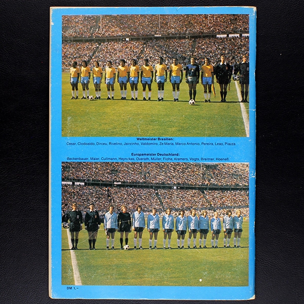 Fußball 1973 Bergmann album with stickers