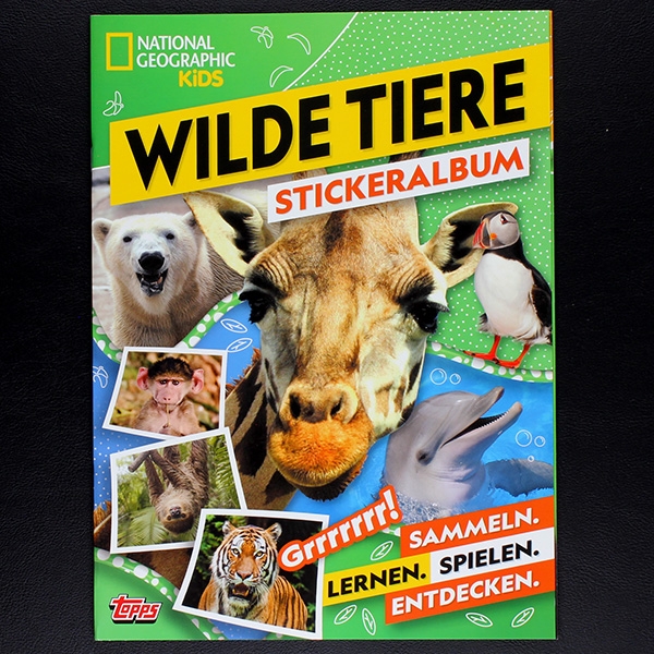 Wilde Tiere Topps Sticker Album