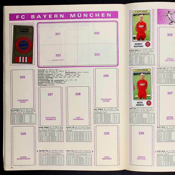 Fußball 83 Panini album with stickers