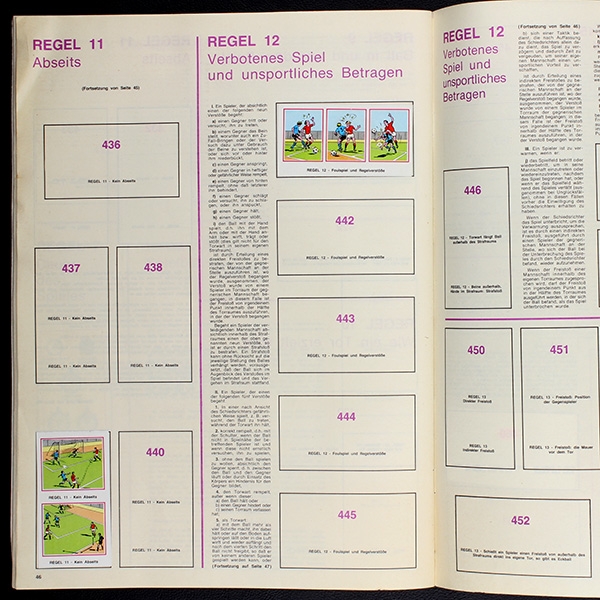 Fußball 83 Panini album with stickers