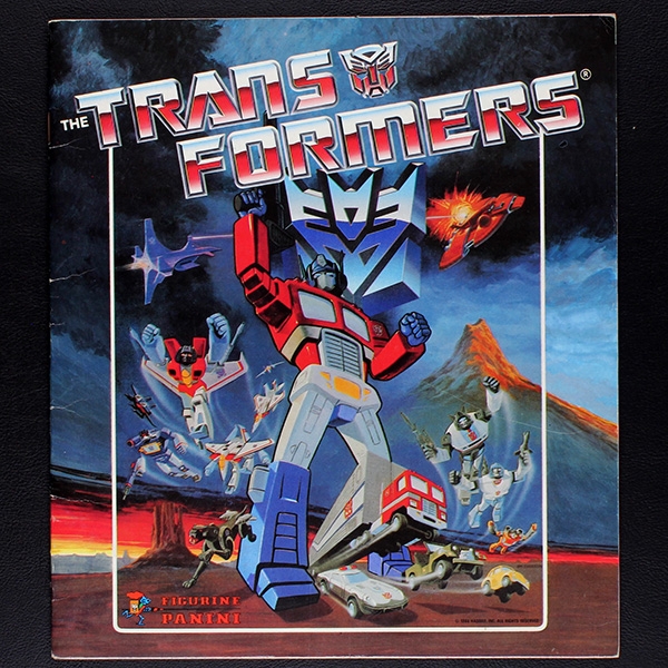 Transformers Panini Sticker Album