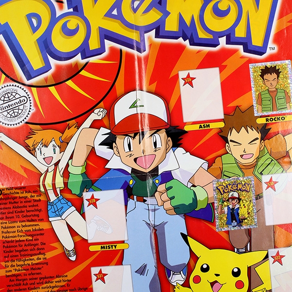 Pokemon Merlin album with stickers