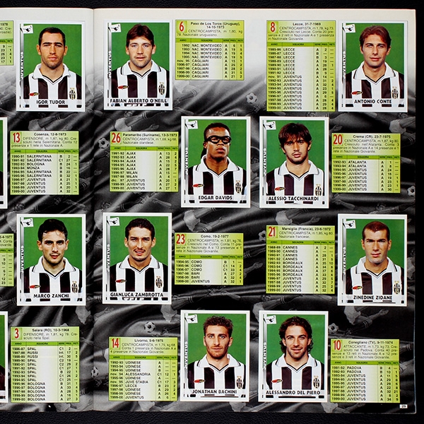 Calciatori 2000 Panini sticker album complete