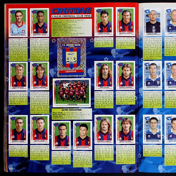 Calciatori 2000 Panini sticker album complete