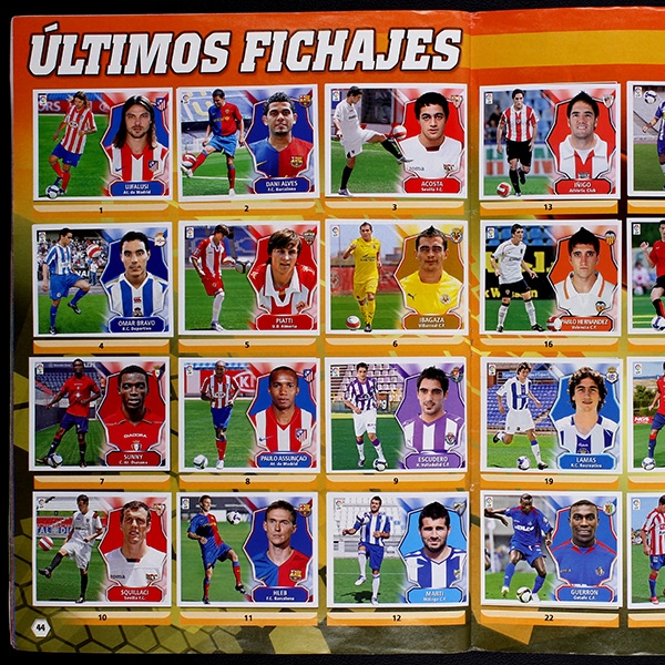 Liga 2008 Panini Sticker Album komplett