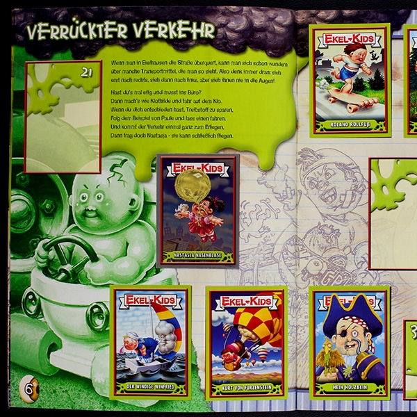 Ekel-Kids Merlin album with stickers