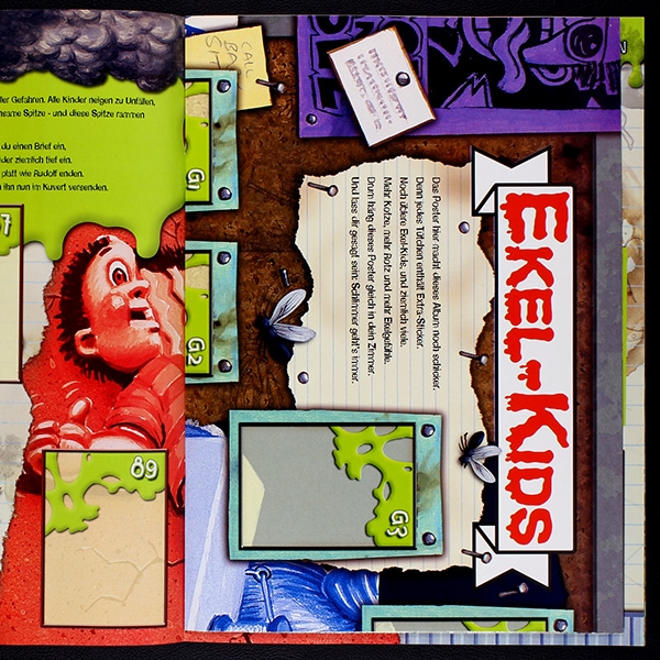 Ekel-Kids Merlin album with stickers