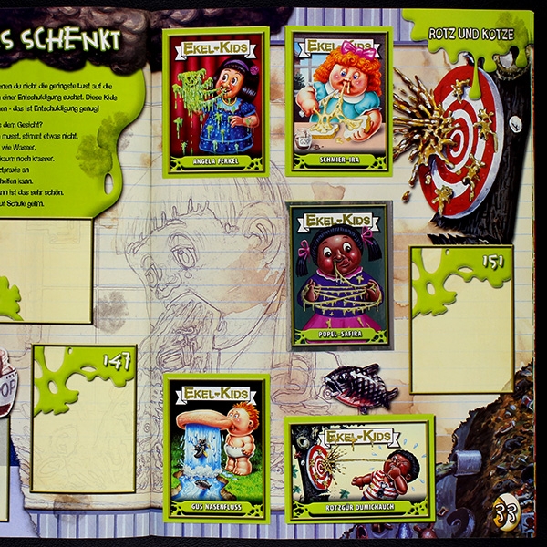 Ekel-Kids Merlin album with stickers