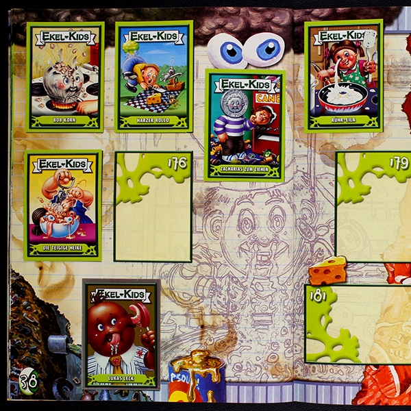 Ekel-Kids Merlin album with stickers