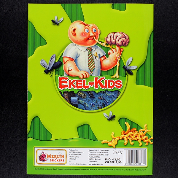 Ekel-Kids Merlin album with stickers