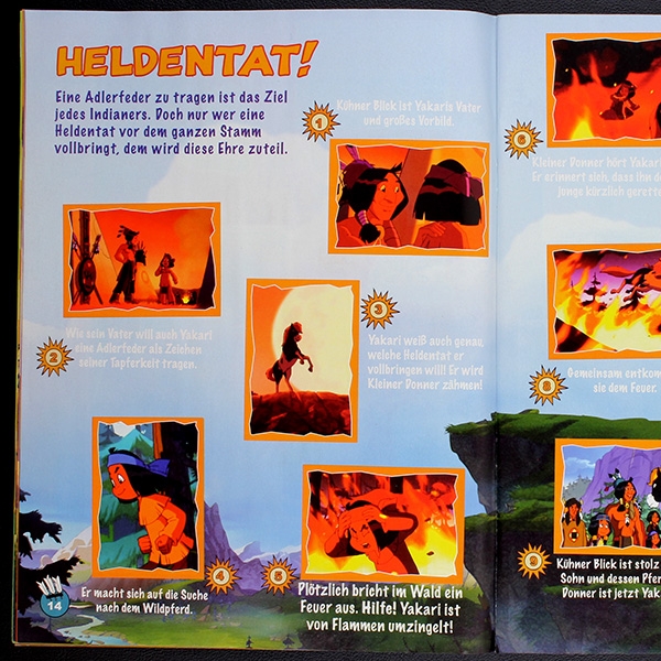 Yakari Blue Ocean sticker album complete