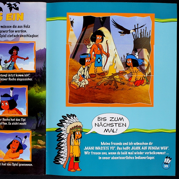 Yakari Blue Ocean sticker album complete