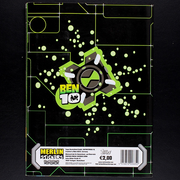 Ben 10 Merlin Sticker Album fast komplett