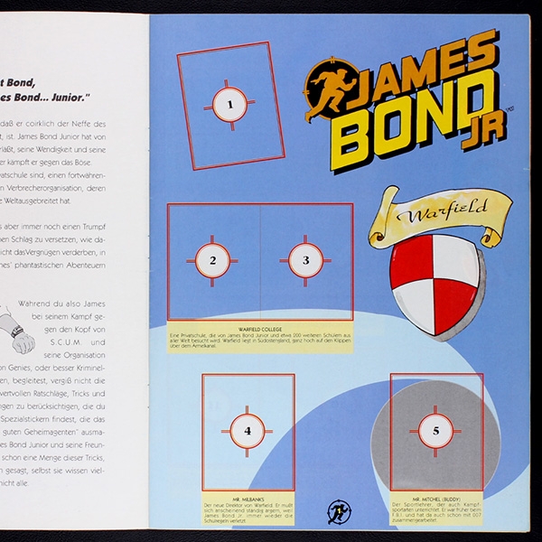 James Bond JR Merlin album with stickers