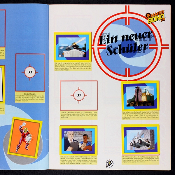 James Bond JR Merlin album with stickers