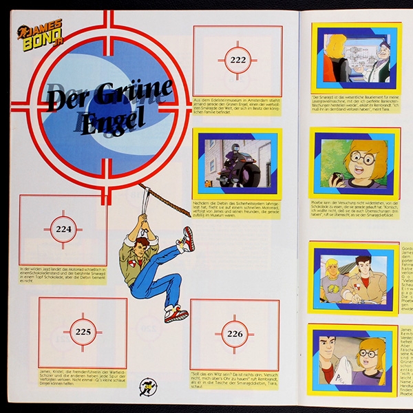 James Bond JR Merlin album with stickers