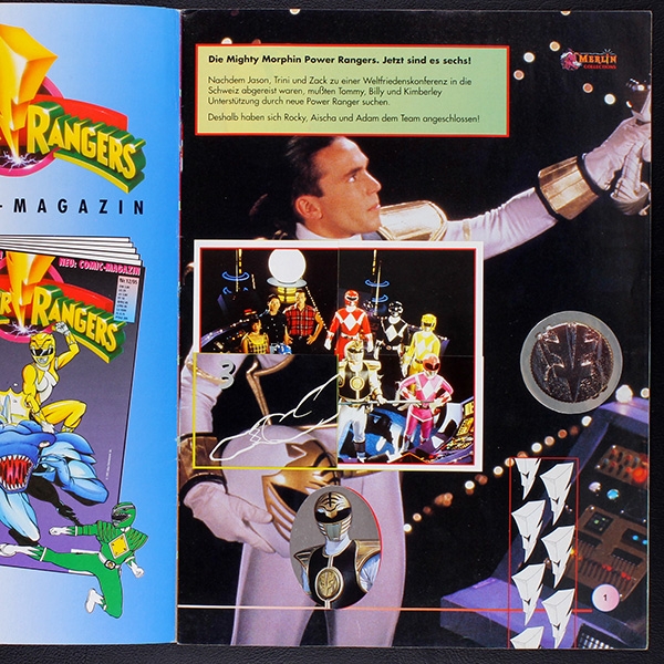 Power Ranger 2 Merlin sticker album almost complete -3