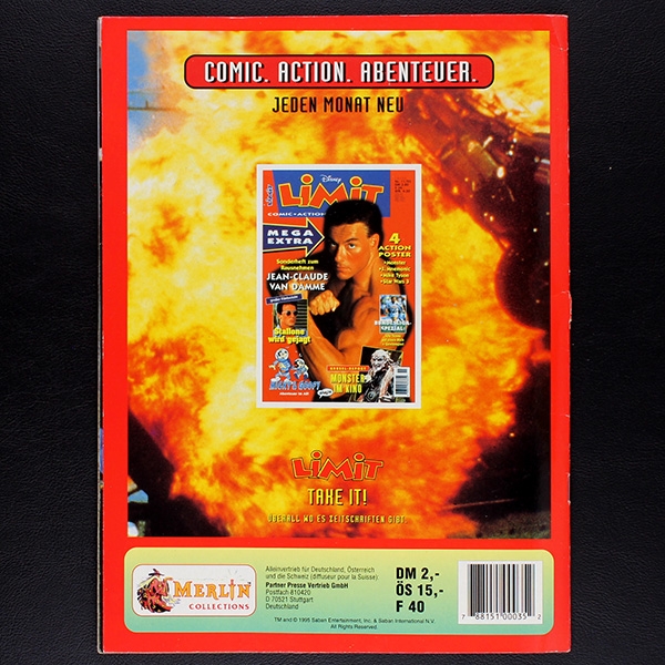 Power Ranger 2 Merlin sticker album almost complete -3