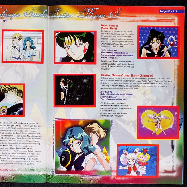 Sailor Moon Ehapa Sticker Album fast komplett