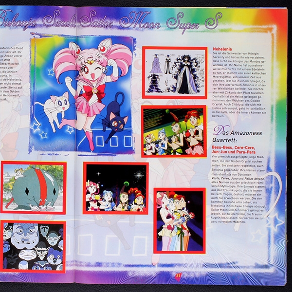 Sailor Moon Ehapa Sticker Album fast komplett