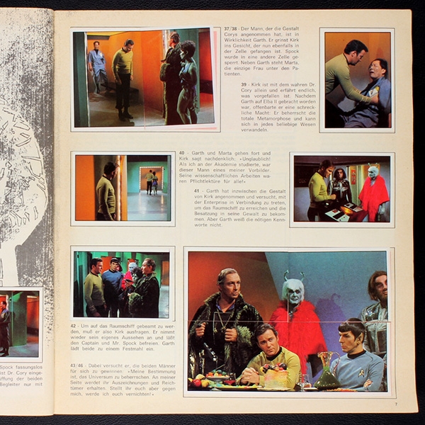 Raumschiff Enterprise Panini sticker album complete