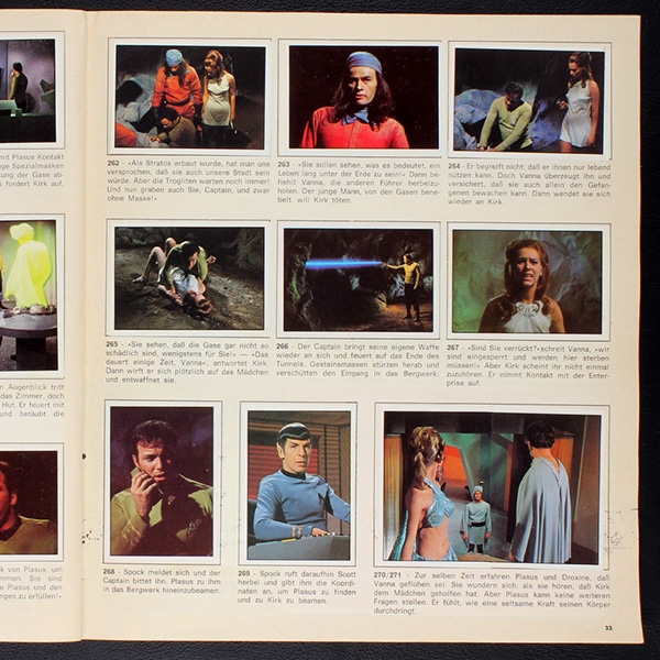 Raumschiff Enterprise Panini sticker album complete